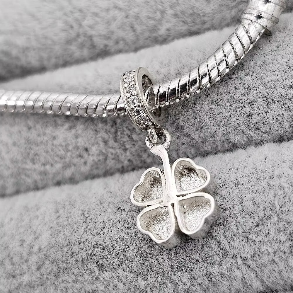 Four Leaf Clover Drop Charm