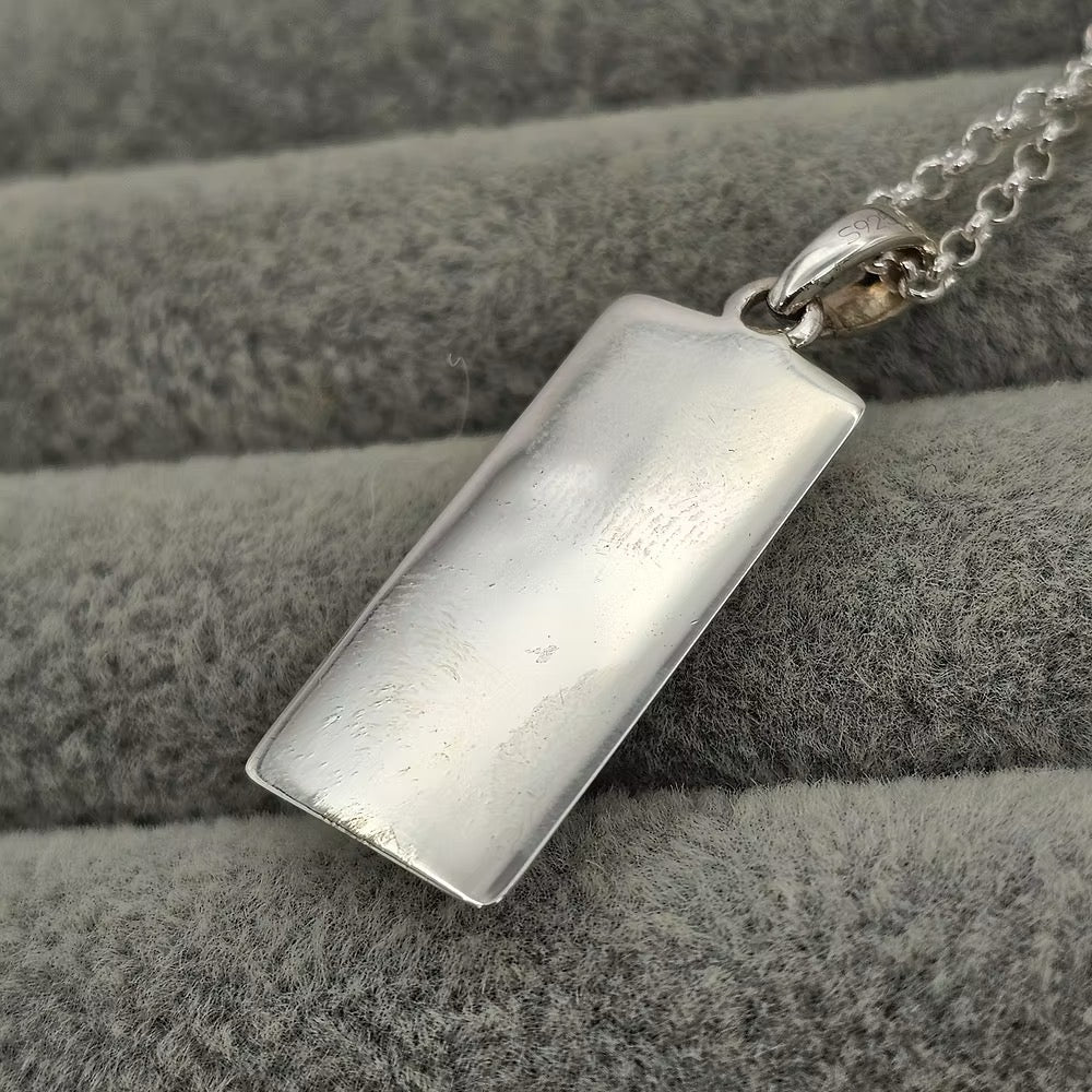 925 Silver Bar Pendant