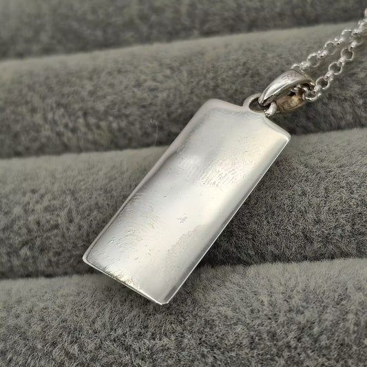 925 Silver Bar Pendant