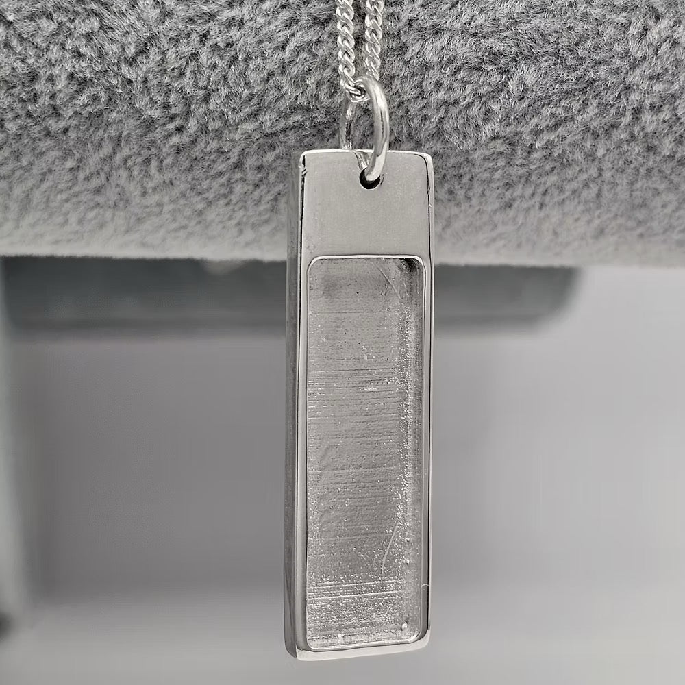 Oblong Bar pendant