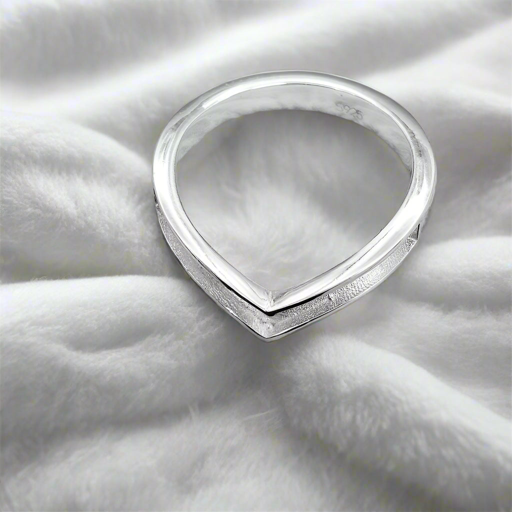 Sterling Silver Wishbone Ring