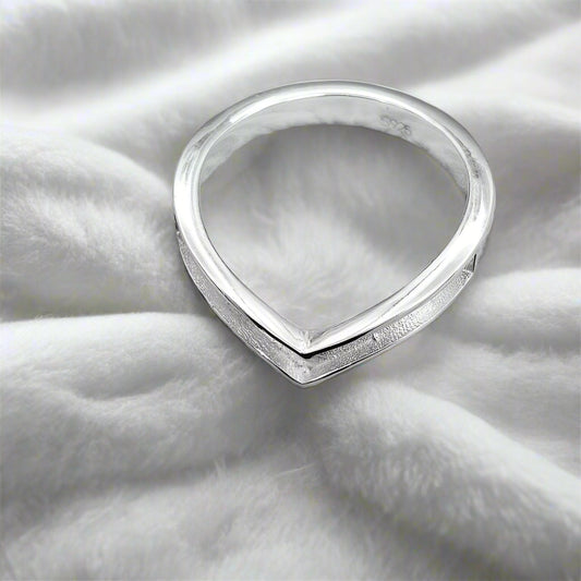 Sterling Silver Wishbone Ring