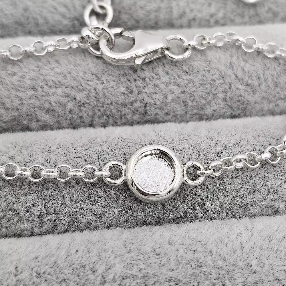Round Charm Adjustable Bracelet