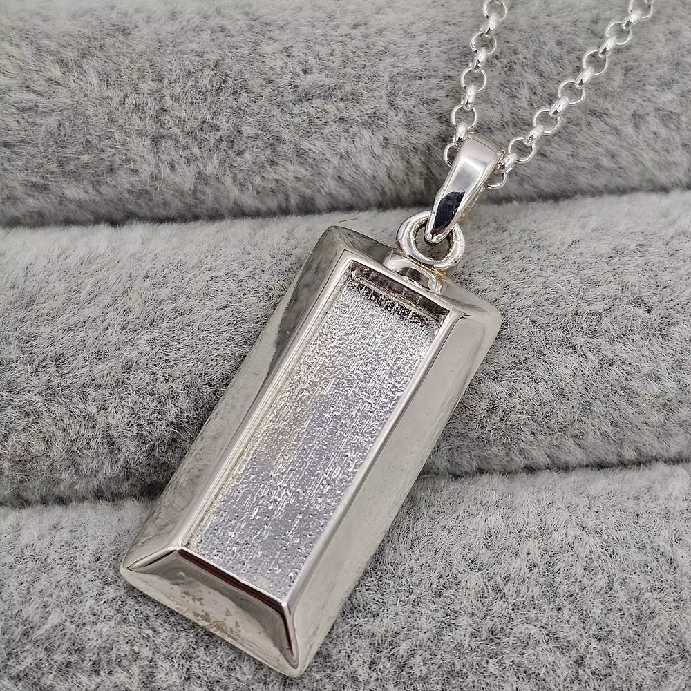 925 Silver Bar Pendant