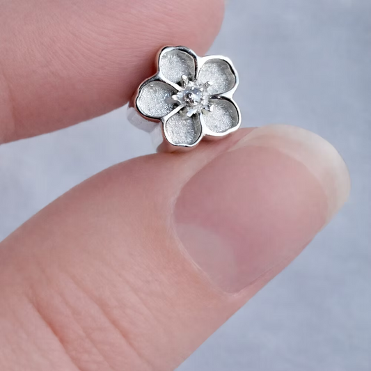 Forget-Me-Not Charm Bead