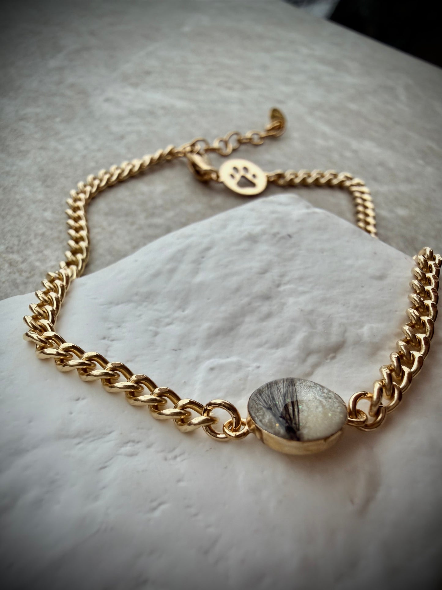 Adjustable Memorial Curb Bracelet