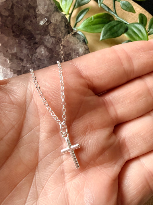 Sterling Silver Cross Necklace