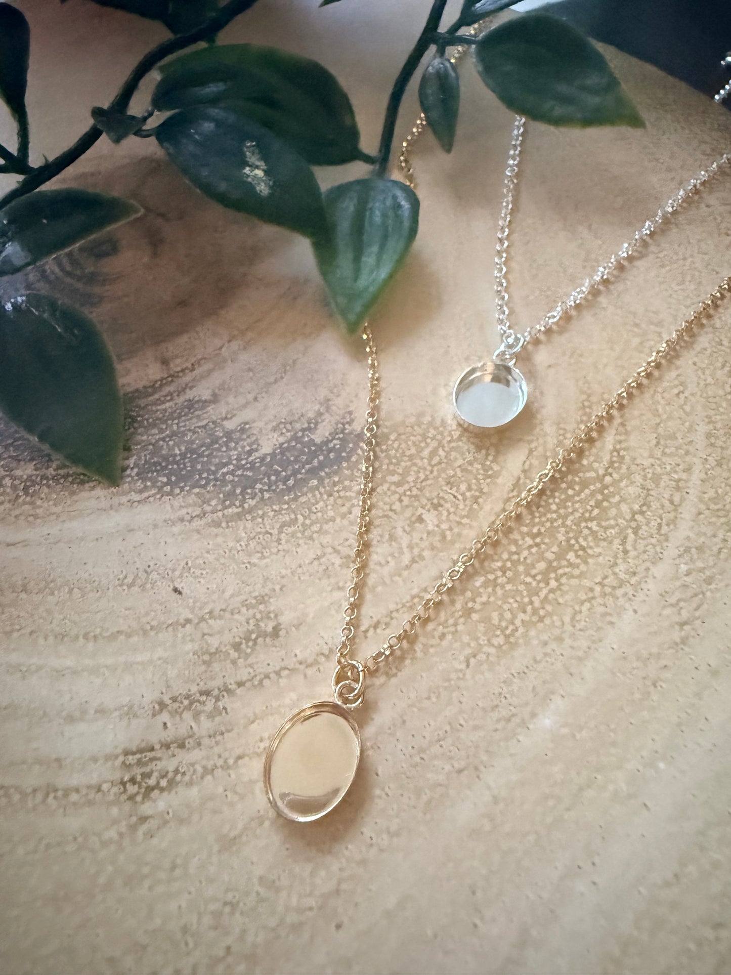 10x8 Oval Memorial Pendant Charm