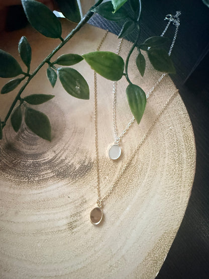 10x8 Oval Memorial Pendant Charm