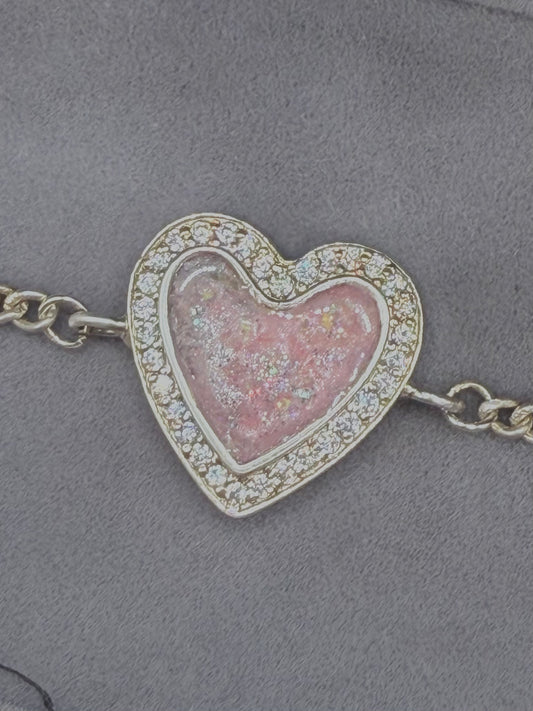 Silver Heart Memorial Connector