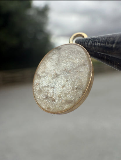 Oval Memorial Pendant Charm
