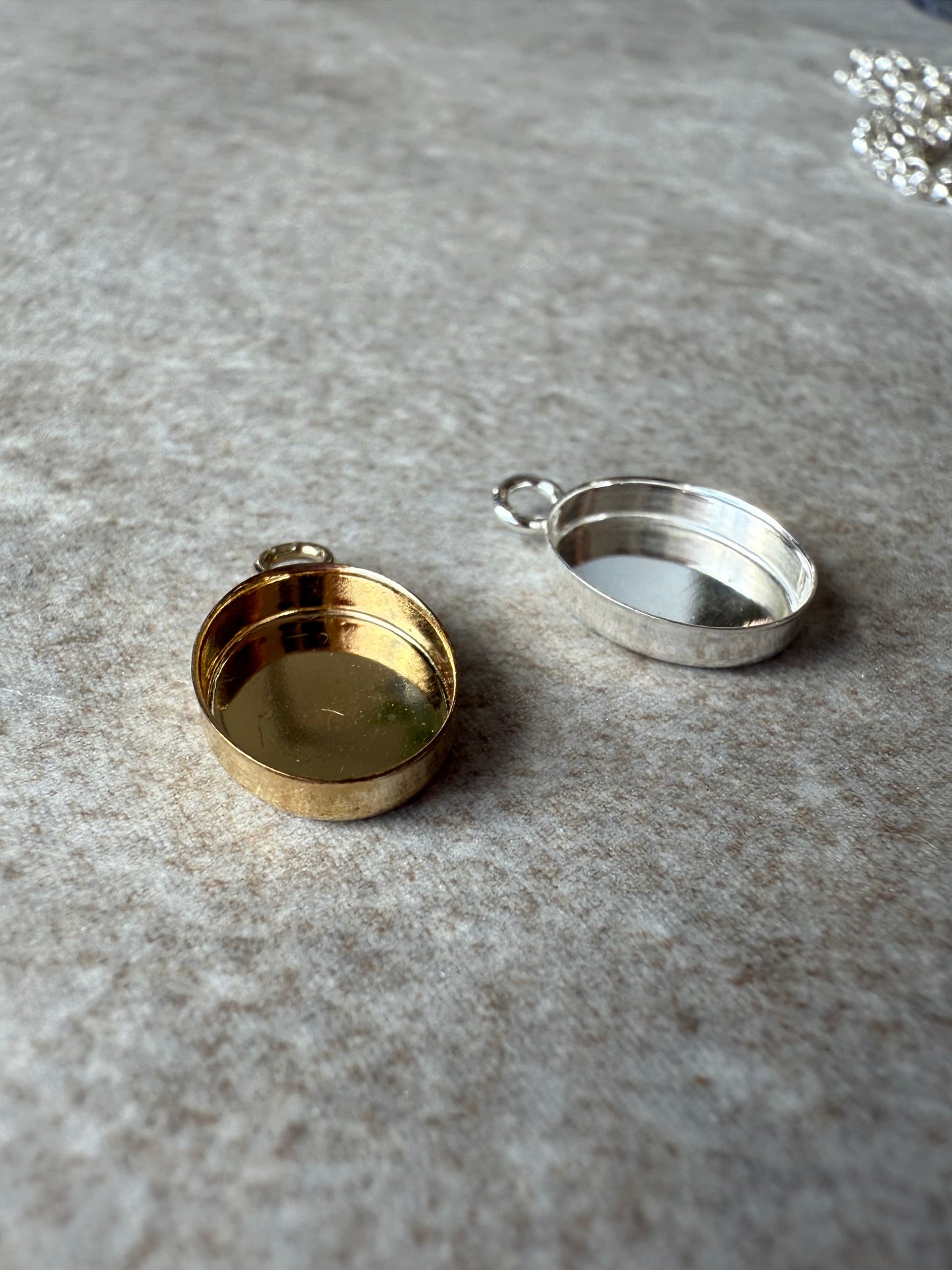 Oval Memorial Pendant Charm