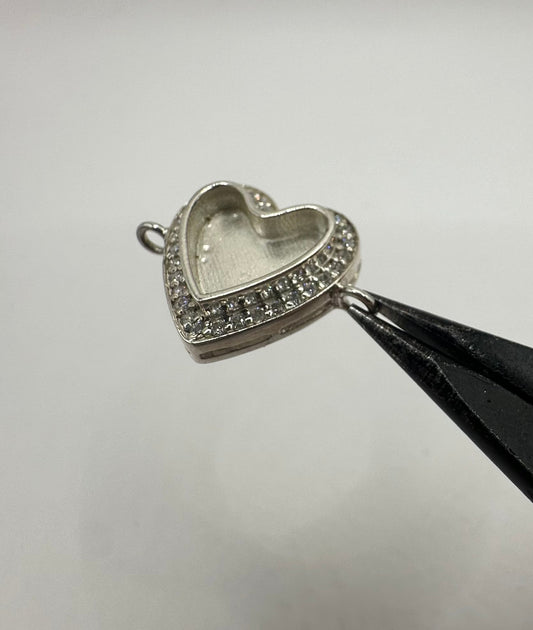 Silver Heart Memorial Connector