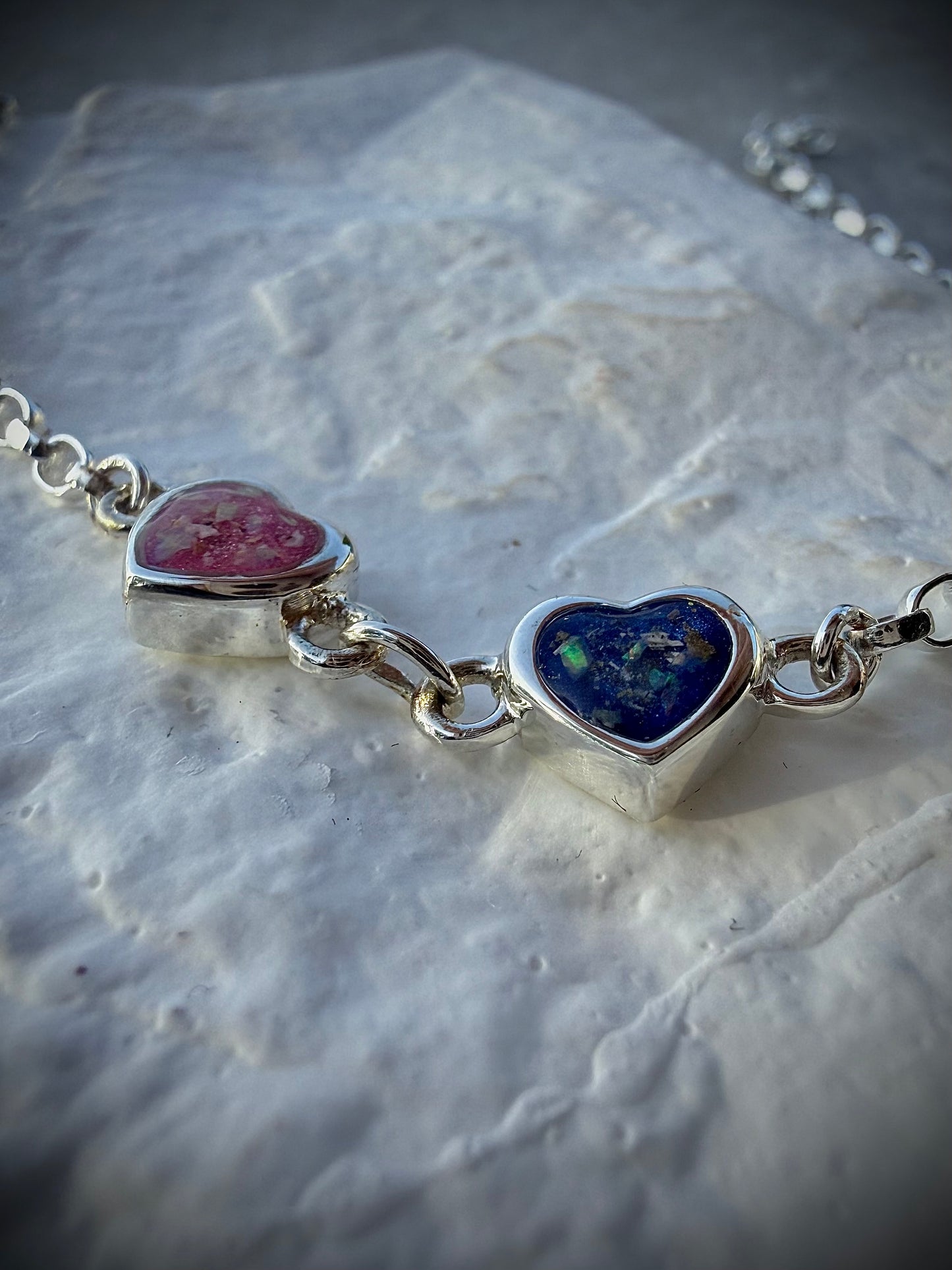 Small Bold Heart Bracelet with Adjustable Belcher Chain