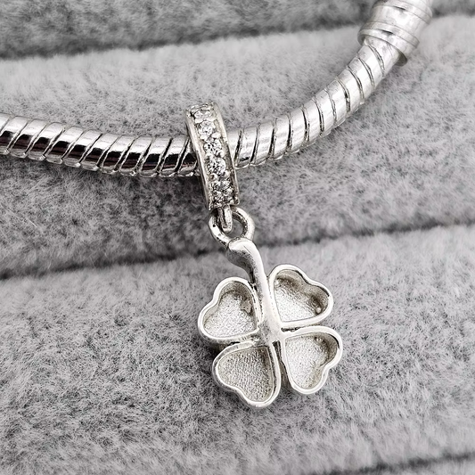 Four Leaf Clover Memorial Charm