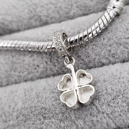 Four Leaf Clover Drop Charm