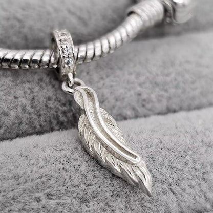 Feather Drop Charm