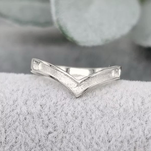 Sterling Silver Wishbone Ring
