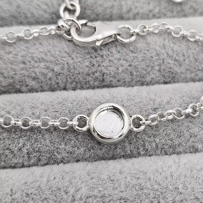 Round Charm Adjustable Bracelet