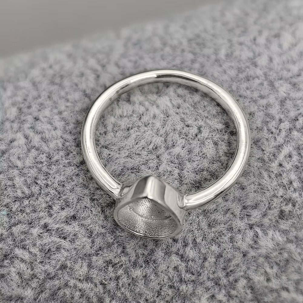 Sterling Silver Teardrop Ring