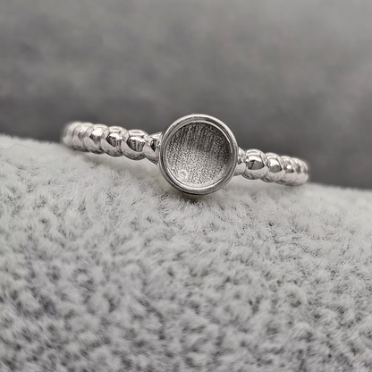 Sterling Silver Bobble Ring