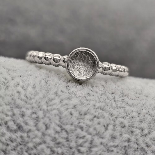 Sterling Silver Bobble Ring