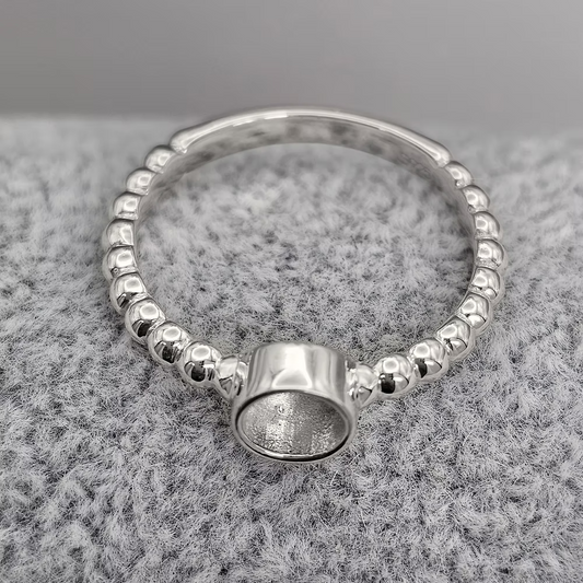Sterling Silver Bobble Ring