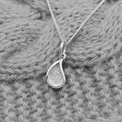 Sterling Silver Droplet Pendant