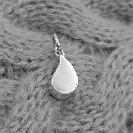 Sterling Silver Droplet Pendant